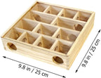 POPETPOP Wooden Hamster Maze Interactive Household - Image 2