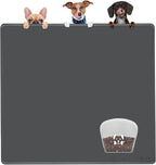 Extra Extra Large Silicone Dog Food Mat 39.4×43.3in and 128oz Silicone Bag Set by Unknown