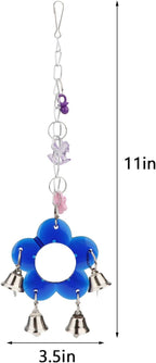 Hypeety Pet Bird Mirror with Bell Interactive Parrot Toy - Image 2