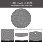 2 Pack Silicone Pet Food Mat, Small Rubber Mat - Image 6