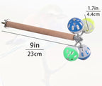 Bird Perch Toy with Rotating Balls, Parrot Stand, Spinning Perch Toy - Image 2