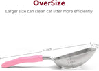 Cat Litter Scoop, Kitty Metal Scooper, Aluminum Alloy Sifter, Kitten Pooper - Image 2