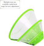 Pet Cone Recovery Dog Cone Adjustable Dog Collar Clear Padded Collar - Image 5