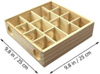 Wooden Hamster Maze Toy Multi-Grid Maze Household Hamster Hideaway Toy Small - Image 7