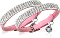 CHUKCHI Soft Velvet Safe Cat Adjustable Collar Bling Diamante by CHUKCHI