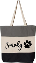 Custom Dog Tote Bag Personalized Dog Mom Gift Dog Toys Totes Pet Gift Custom by IHK