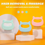 Cat Comb Pet Short Long Hair Removal Massaging Shell Comb Soft Deshedding Brush - Image 6