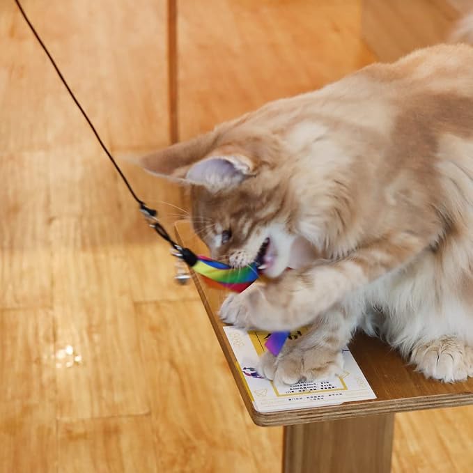 LASOCUHOO Cat Wand Toys Refills, Cat Wand Replacement - Image 6