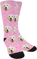 MyPupSocks Custom Personalized Photo Pet Face Socks, Cat and Dog Tracks Paws by MyPupSocks