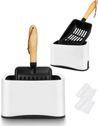 Cat Litter Scoop, Metal Litter Scoop, Heavy Duty Metal Cat Scooper by HANDZEE