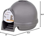 Petmate Booda Clean Step Cat Litter Box Dome- Titanium, Made in USA - Image 2