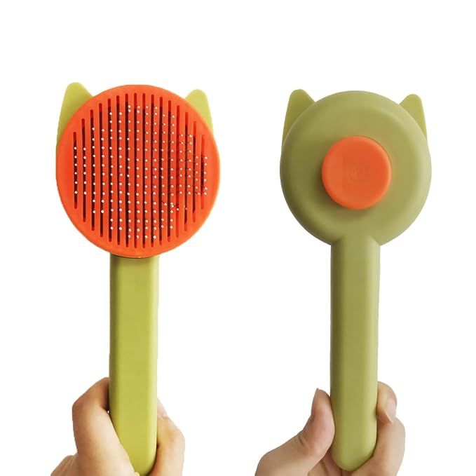 10PCS Cat & Dog Grooming Kit, Self-Cleaning Brush Removes Loose Hair, Pet Bath - Image 2