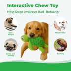 Squeaky Sea Turtle Plush Dog Toy – Durable, Interactive Chew Toy - Image 3