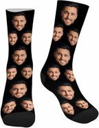 MyPupSocks Custom Personalized Photo Pet Face Socks, Cat and Dog Tracks Paws - Image 3
