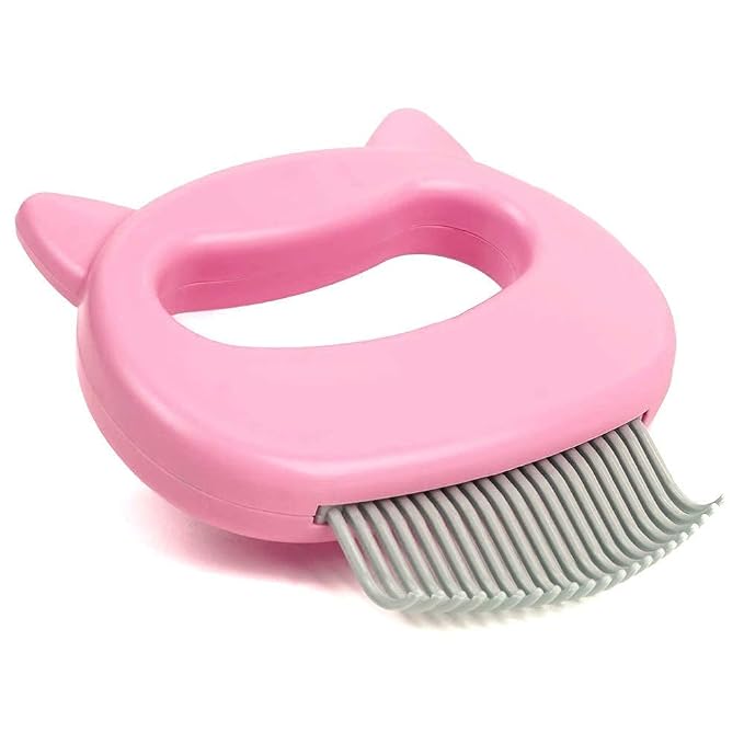 Leo's Paw The Original Pet Hair Removal Massaging Shell Comb Soft Deshedding by LeosPaw