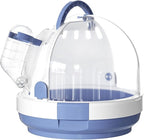 Portable Clear Bird Parrots Transport Cage Window Carrier Bag Breathable Bird by Unknown