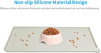 AUDWUD Silicone Waterproof Dog Cat Pet Feeding Mats, Anti-Slip Pet Bowl Mats - Image 2
