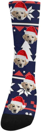 Custom Face Socks, Personalized Dog Lover Pet Photo Picture on Socks Unisex - Image 2