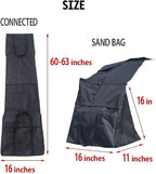 Japard Dog Agility Equipment, Tunnel Sandbags 4 Pack, Holding Bags Only - Image 6