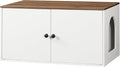 HOOBRO Cat Litter Box Enclosure, Hidden Litter Box Furniture by HOOBRO