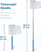 Pawfly 3 Inch Tiny Fish Tank Net, Aquarium Shrimp Net - Image 7