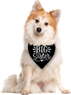 Big Sister Bandana for Dogs, Pet Pregnancy Announcement, Dog Bandanas for Large - Image 2