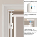 unipaws Transparent Clear Cat Safety Gate, Auto Closing and No Drilling Plus - Image 3