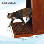 Refined Self Cleaning Litter Box Cabinet-Litter Catch White - Image 5