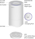Small Air Purifier for Home Bedroom, Personal Desk Mini Air Purifier, Room Hepa - Image 7