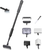 Carefree Fish 6IN1+1 Aquarium Cleaning Tools Long Handle Adjustable Length by CarefreeFish