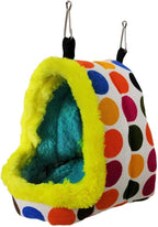 Litewoo Bird Hanging Hammock Winter Warm Parrot Nest House Bed Plush Snuggle - Image 6