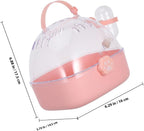 Small Pet Carrier Cage with Water Bottle Portable Hamster Travel Cage - Image 2