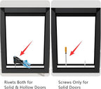 Aluminum Medium Dog Door with 2 Sliding Lock Panels, Doggie Door - Image 7