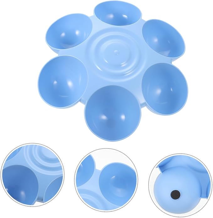 Toyvian Multi-Grid Floral Pet Feeding Bowl - Image 9