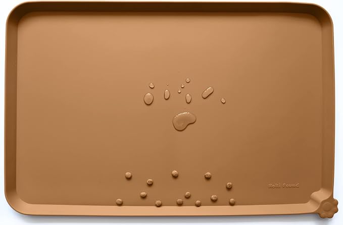 Hoki Found XX-Large Non Slip Silicone Pet Food Mats by Hoki+Found