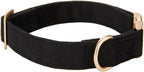 Soft Cotton Dog Collar with Metal Buckle Adjustable Heavy Duty Comfy Corduroy - Image 4
