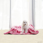 Allisandro Luxurious Dog Blanket, 350 GSM Super Fuzzy Microplush Fleece Pet - Image 6