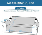 H.VERSAILTEX Reversible Sofa Slipcover Furniture Protector Water Resistant 2 - Image 2
