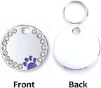 Personalized Dog/Cat Cute Paw Pet ID Tag - Image 2