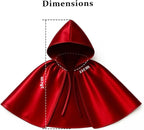 Red Cat Cloak with Hood for Indoor Cats, Funny Superhero Cosplay Halloween - Image 5