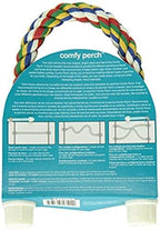 JW Pet Comfy Perch For Birds Flexible Multi-color Rope, Small - Image 7