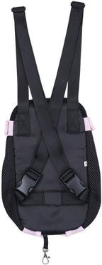 Pet Dog Puppy Cat Carrier Five Holes Backpack Double Shoulder Straps Canvas - Image 2