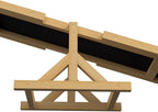 71" Dog Agility Seesaw Outdoor for Training and Exercise, Wooden Platform Dog - Image 9