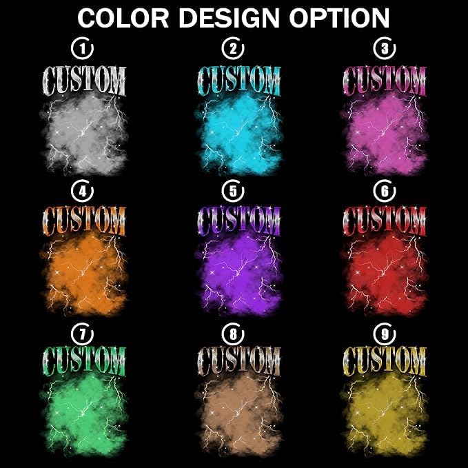 H-DEWALL Custom T Shirts Mineral Wash Tshirt Bootleg Rap Tee Customized Gifts - Image 4