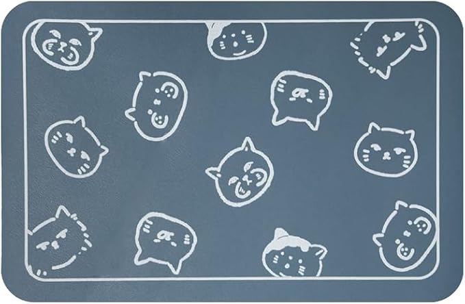 YCT Cat Food Mat, Cat Mat for Food and Water, Pet Feeding Mat, Non-Slip Super by YCT