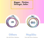 3pcs Nopikku Gradient Bendable Bird Rope Perches Climbing Rope Toys Fun Bird - Image 3