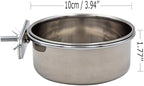 Tfwadmx Bird Feeding Dish Cups Parrot Food Bowl Clamp Holder Coop Cup - Image 8
