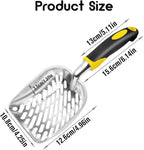 Cat Litter Scoop-Metal Cat Scooper-Long Handle Scoop, Cat Scooper-Poop - Image 2