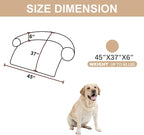 Tinaco Luxurious Calming Dogs/Cats Bed Mats, Dog Pad Washable Removable Couch - Image 2