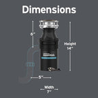 InSinkErator ES30 W/C 1/3 HP Motor Continuous Feed Kitchen Garbage Disposal - Image 3